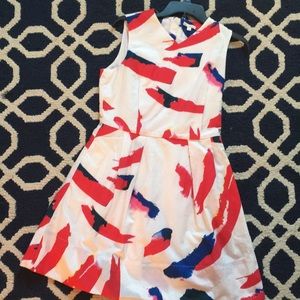 Beautiful paint streak dress.